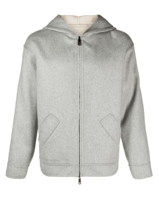 KIRED Gray Mao Reversible Hoodies for men