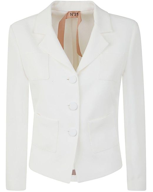 N°21 White Slim Blazer Clothing