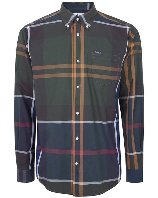 Barbour Blue "Harris" Tailored Shirt for men