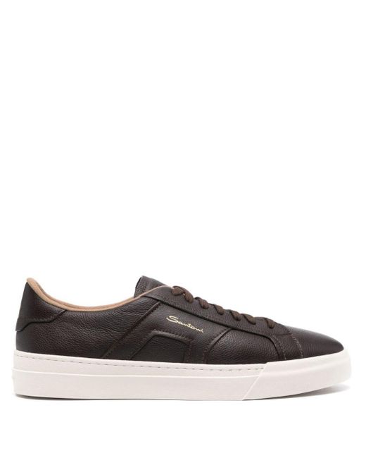 Santoni Brown Sneakers for men