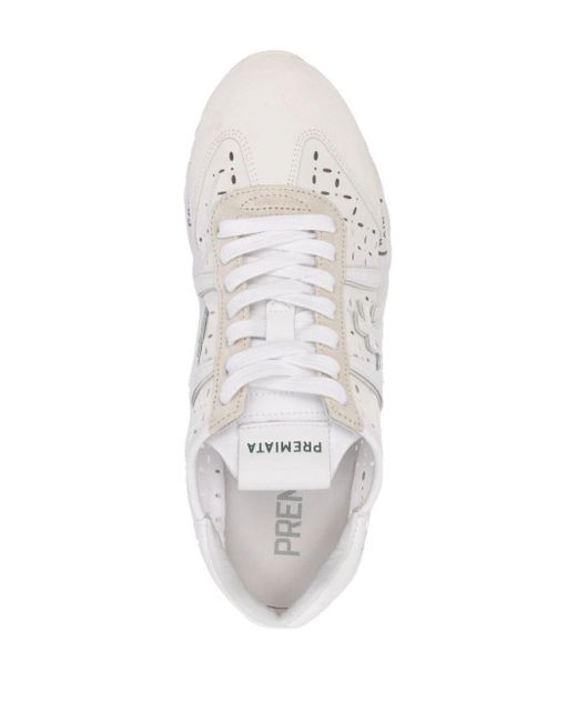 PREMIATA SNEAKERS White Lucyd Bi Material Sneakers