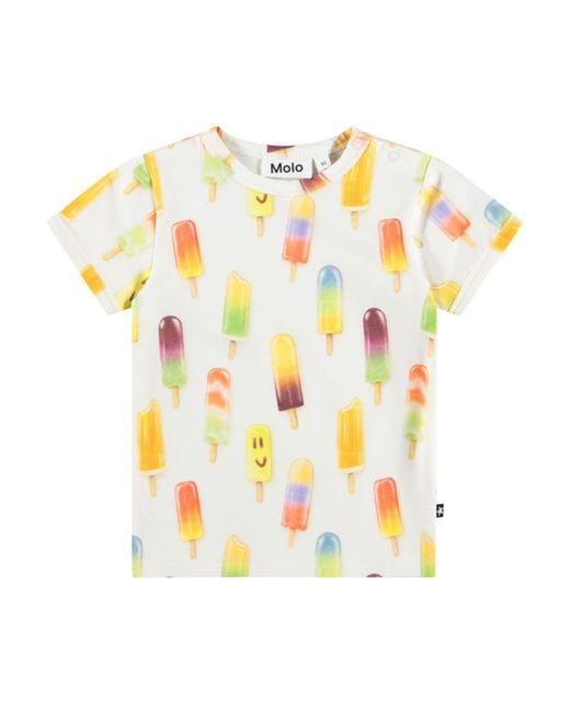 Molo White "Easy" Short Sleeves T-Shirt