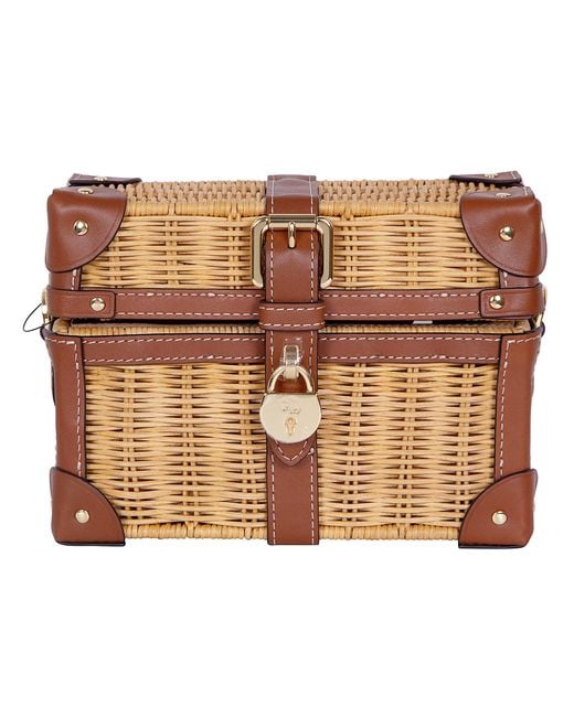 Ralph Lauren Brown 'Tnnr' Luggage Small Crossbody Bag