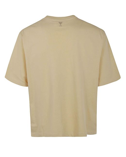 AMI Natural Cotton T-shirt for men