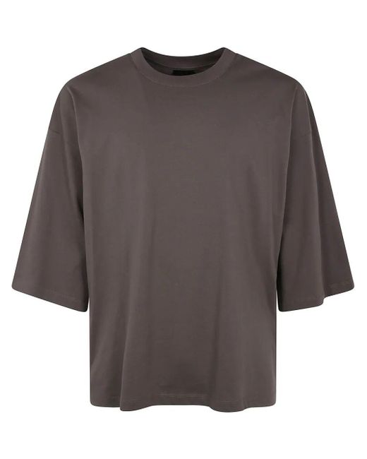 Thom Krom Gray Oversized T-Shirt for men