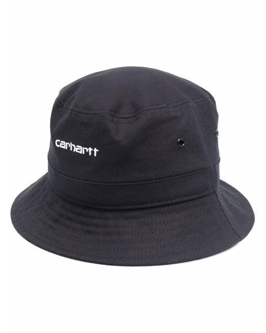 Carhartt Blue Cotton Bucket Hat for men