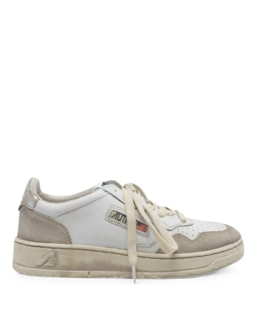 Autry Gray Trainers Low-Top "Super Vintage"