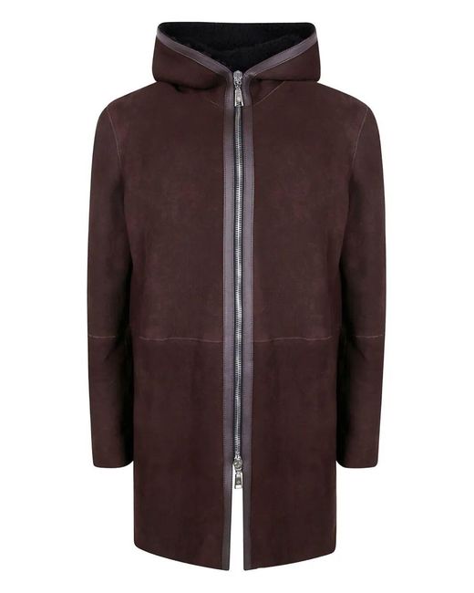 Tagliatore Brown "Wilson" Coat for men