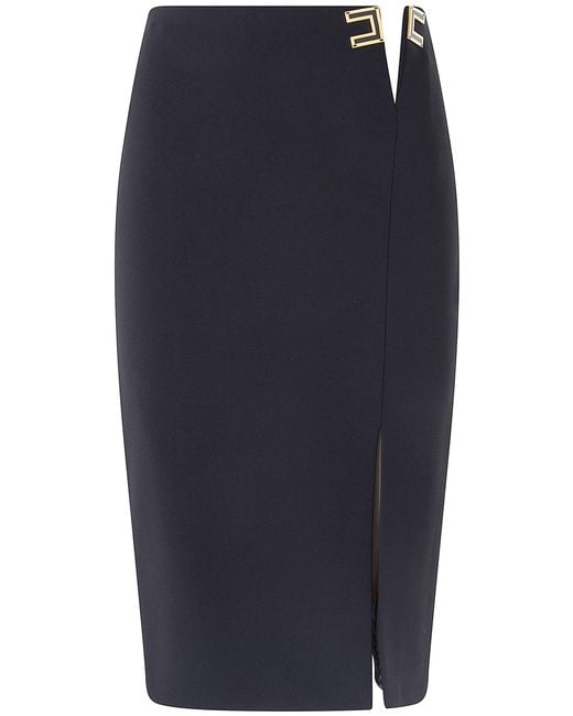 Elisabetta Franchi Black Midi Pencil Skirt
