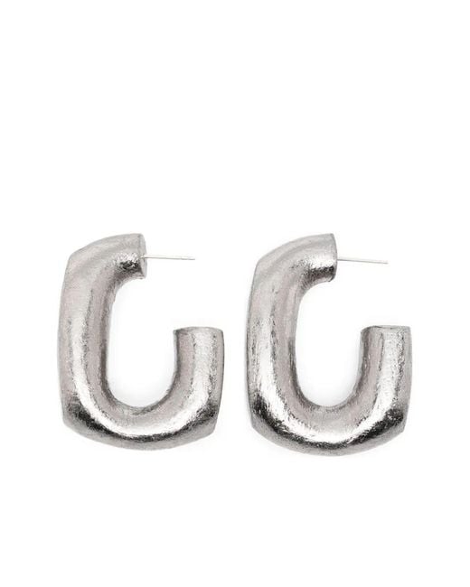 Monies White "Anora" Earrings