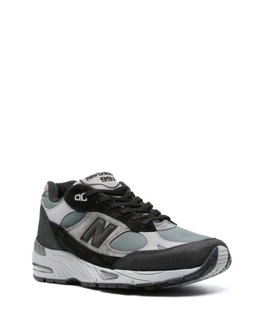 New Balance Black 991 Lifestyle Sneakers Shoes for men