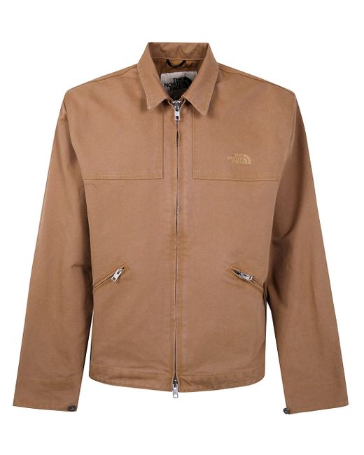 The North Face Brown Cedar Canvas Work Jacket for men