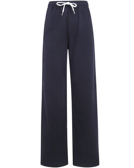 Polo Ralph Lauren Blue Pants Open Bottom "Knit"