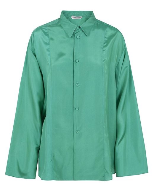 Alberta Ferretti Green Oversized Shirt