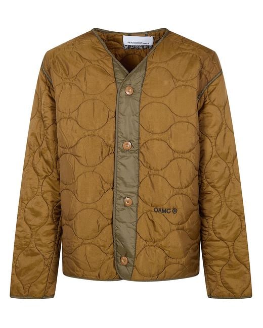 Oamc Peacemaker Brown "Combat Liner" Jacket for men