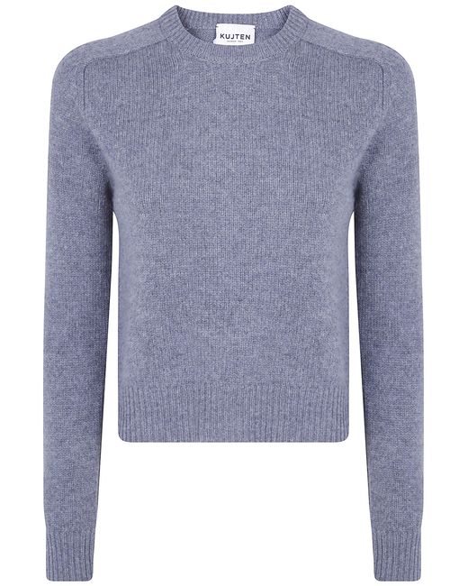 Kujten Blue Sweater Round Neck "Caroline"
