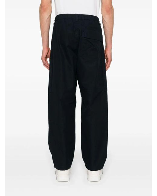 Stone Island Blue Ghost Loose Fit Trousers for men