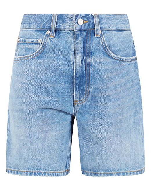 Anine Bing Blue "Heath" Short