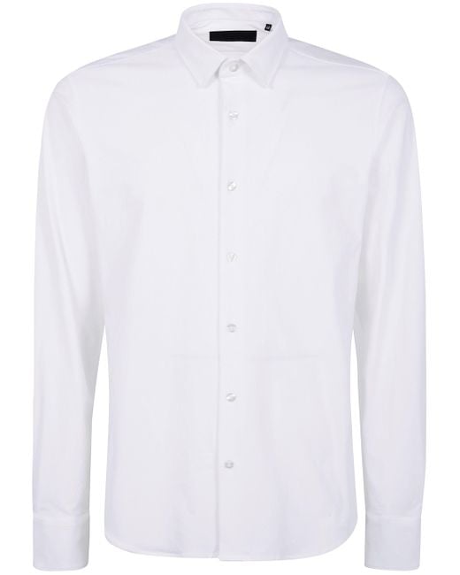 Rrd White 'Oxford Jacquard Open' Shirt for men