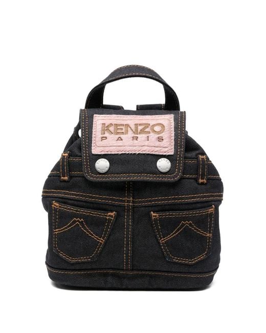 KENZO Black Five Pockets" Mini Backpack for men