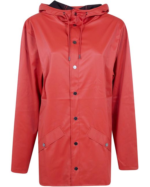 Rains Red "W3" Jacket