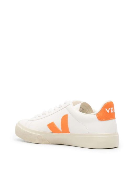 Veja Pink Campo Leather Sneakers