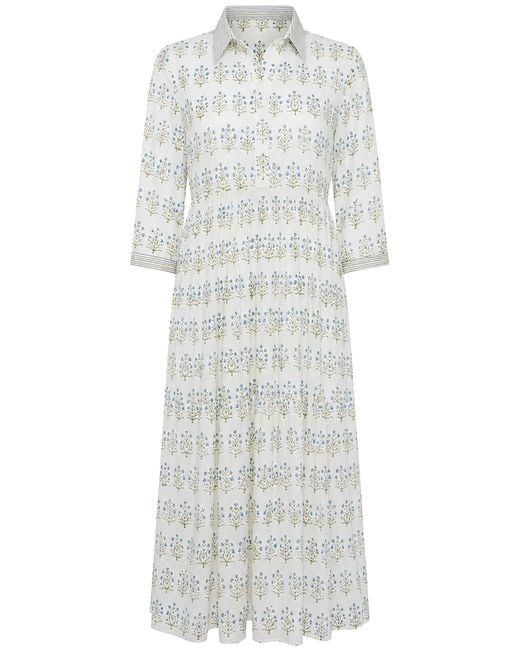 UPAVITA White Dress Short Sleeves "U06"
