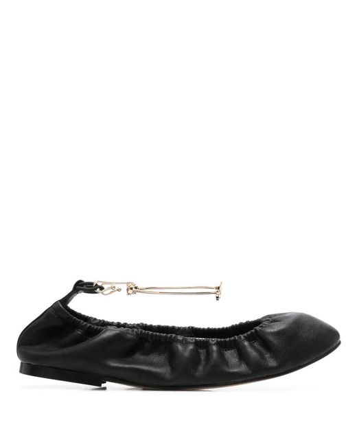Twinset Black Ballerina Shoe