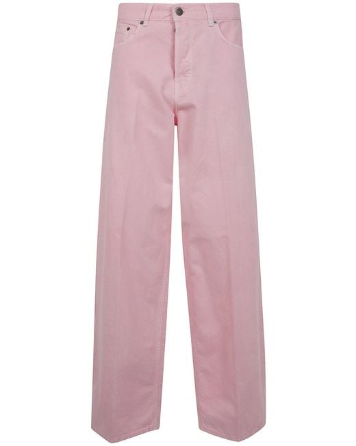 Haikure Pink Jeans Straight Leg "Bethany Twill 45"