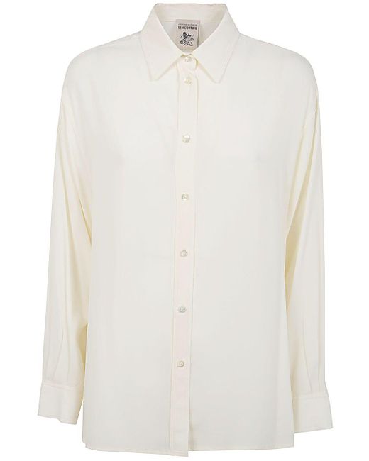 Semicouture White Veridiana Shirt