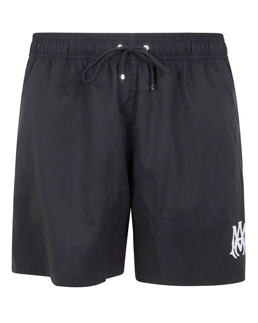 Amiri Blue "Ma Core Logo" Swim Trunk for men