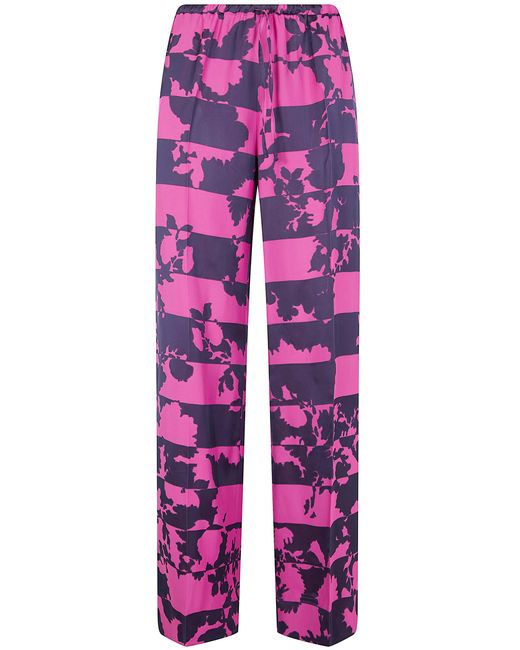 Dries Van Noten Red 'Puvis' Trousers