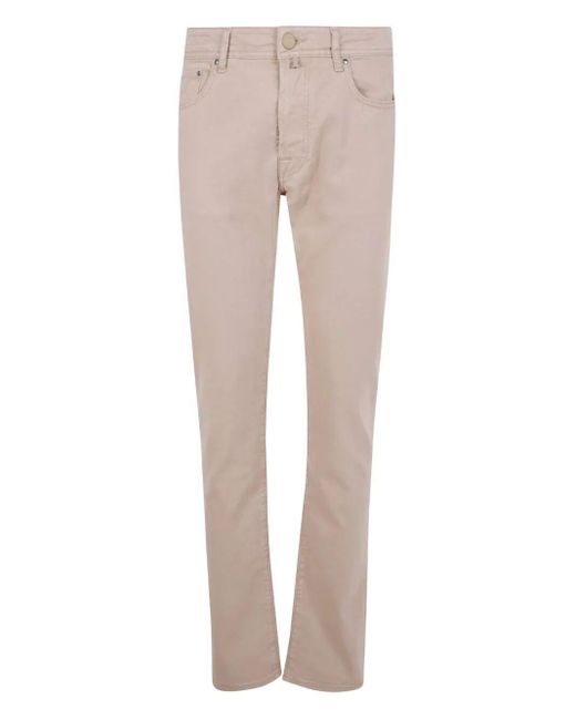 Jacob Cohen Natural Pant 5 Pockets Slim Fit Bard Tr Trousers for men