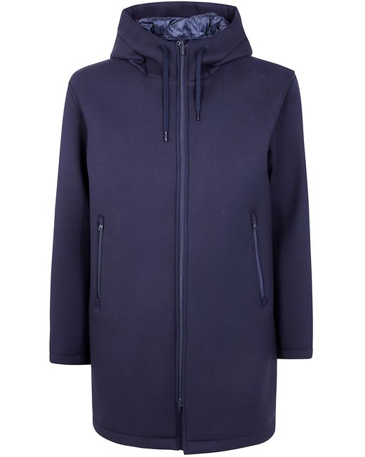 Herno Blue "In Scuba" Long Parka for men