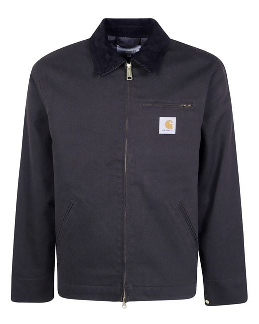 Carhartt Blue Jacket Canvas 'Detroit' for men