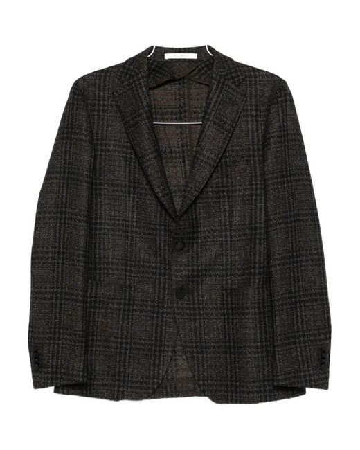 Tagliatore Black "Montecarlo" Jacket for men
