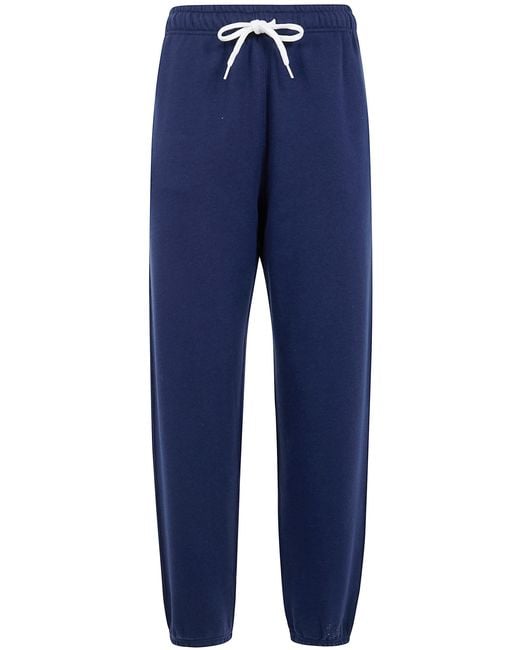 Polo Ralph Lauren Blue Pants Fleece "Knit Jogger"