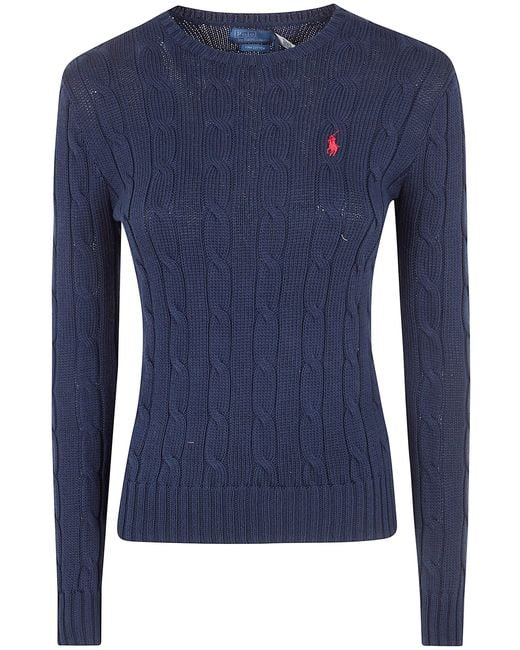 Polo Ralph Lauren Blue "Julianna" Long Sleeves Pullover