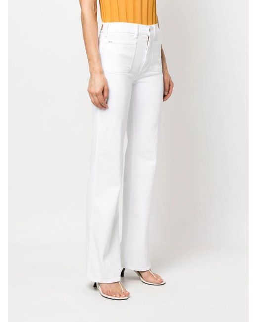 Polo Ralph Lauren White Flared Jeans