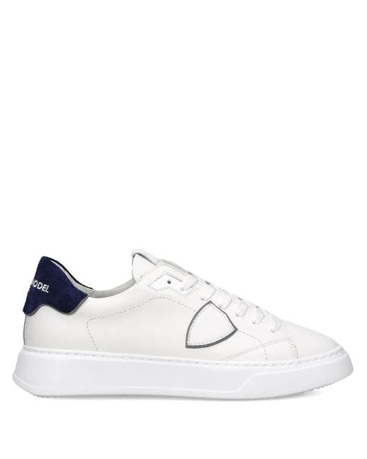 Temple Low Sneakers di Philippe Model in White da Uomo