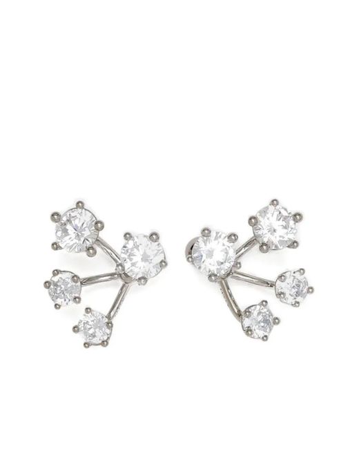 Panconesi White Constellation Cluster Earrings