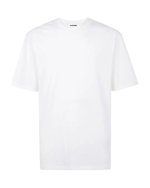 Jil Sander White T-Shirt Short Sleeves for men