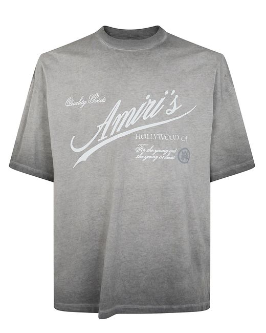 Amiri Gray T-Shirt Main Character for men