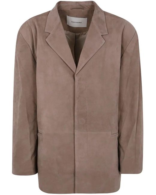 Entire studios Brown Single Breasted Blazer