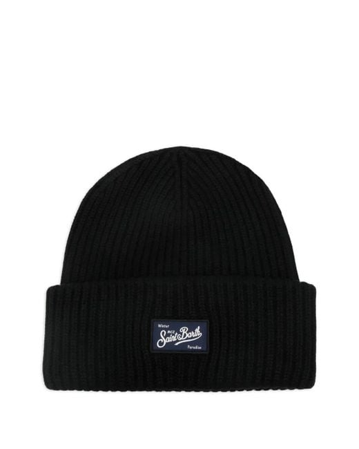 Mc2 Saint Barth Black "Berry" Knitted Hat for men