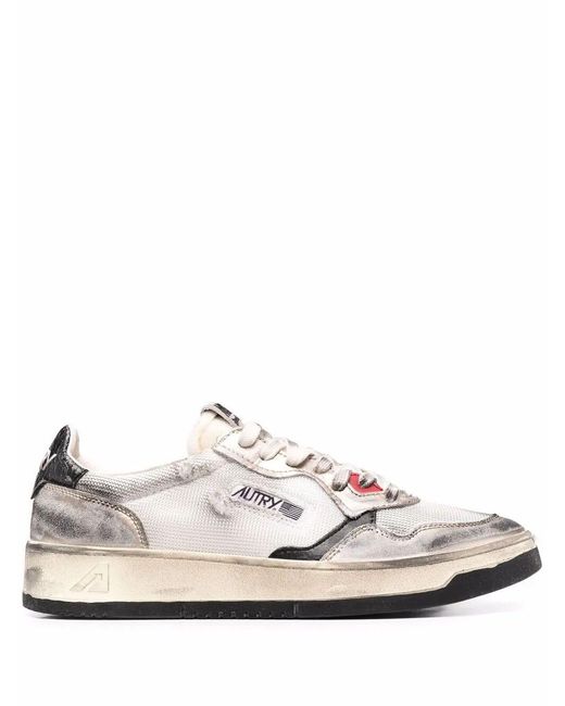 Autry White Trainers Low-Top "Super Vintage" for men