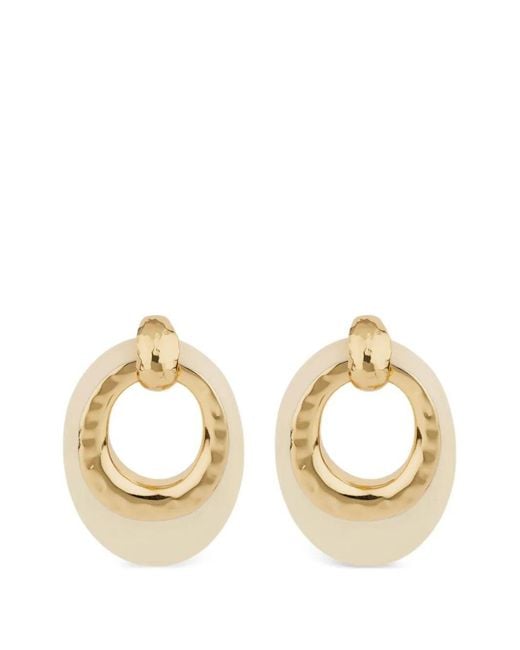 Gas Bijoux Metallic "Selva" Plated And Acetate Earrings