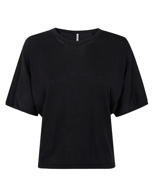 Liviana Conti Black Sweater Cotton "L6Sd04 Y69"