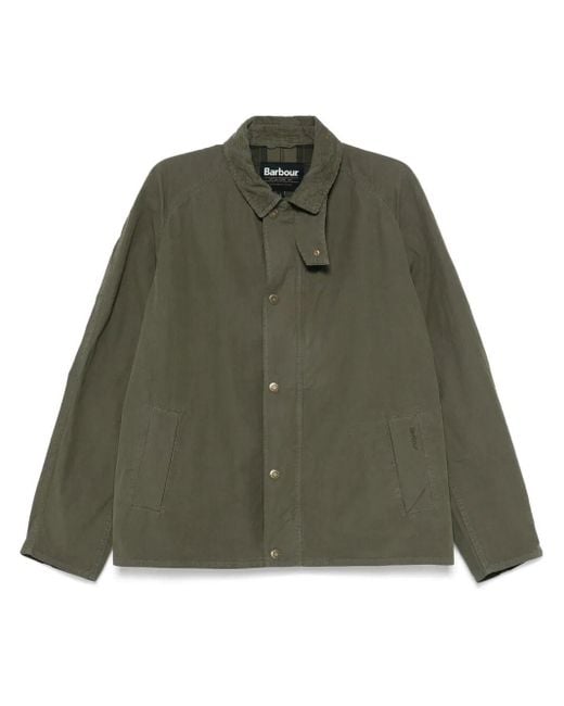Camicia Casual Tracker di Barbour in Green da Uomo