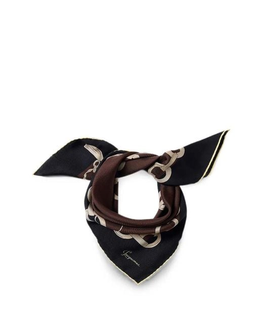 Jacquemus Black Foulard 100% Silk "Le Foulard Pampille"